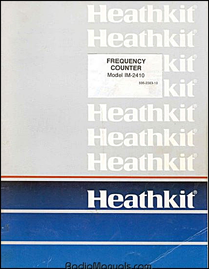 Heathkit IM-2410 Assembly and Instruction Manual - Click Image to Close